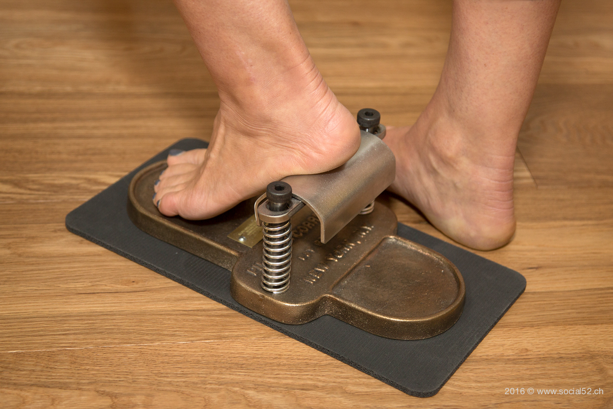 Die Schuh-Einlagen von Step Forward aktivieren die Fussmuskeln und richten das ganze Skelett neu aus.